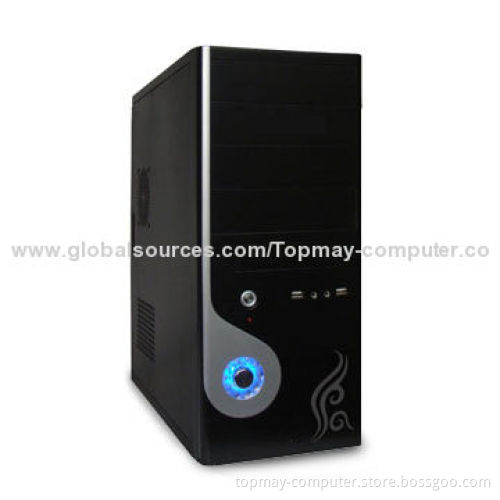 ATX Desktop Computer Case with 0.5mm Thickness and Transparent Window, Made of SECCNew